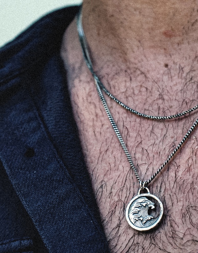 Haze & Glory - ICONIC EXCLUSIVE - Turn The Tide Layer Necklace in Oxidised 925 Silver