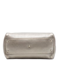 Pre-Loved by Azura Reborn - Pre-Loved Medium Calfskin Bamboo Shopper Boston Bag