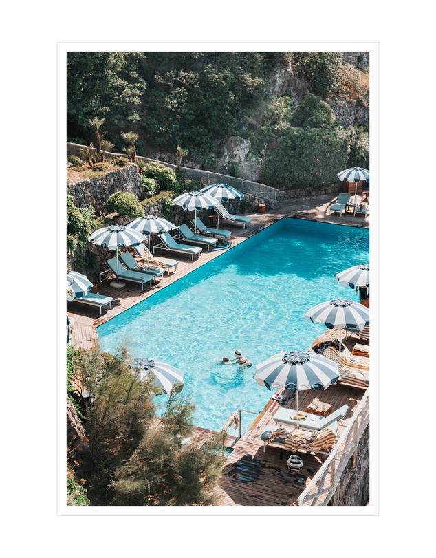 Amichi Co - Poolside Paradise Fine Art Print