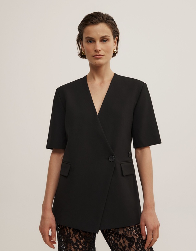 Witchery - Short Sleeve Wrap Blazer