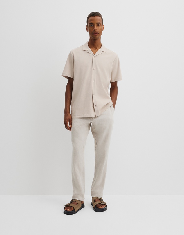Country Road - Australian Cotton Textured Short Sleeve Shirt