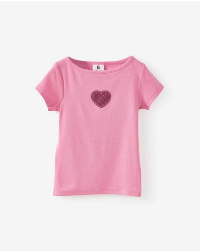 Cotton On Kids - Fitted Short Sleeve Essential Boat Neck Tee