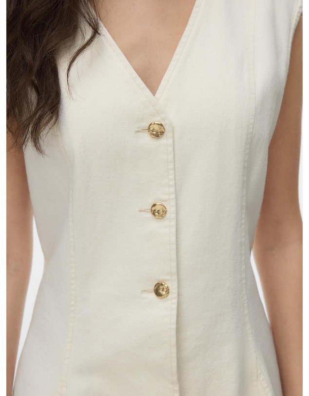 Vero Moda - Malle Buttoned Mini Dress