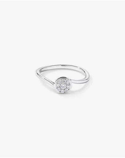 Michael Hill - 0.12 TW Diamond Promise Ring in Sterling Silver
