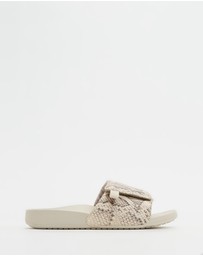 Vionic - Keira Slide - Cream Snake