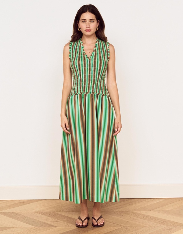 MINKPINK - Rue Shirred Midi Dress