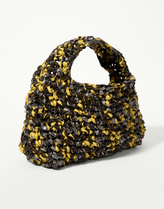 M.N.G - Handmade Woven Leather Handbag