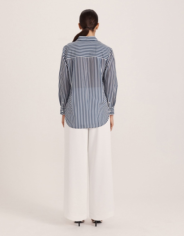 SABA - Cora Silk Cotton Boyfriend Shirt