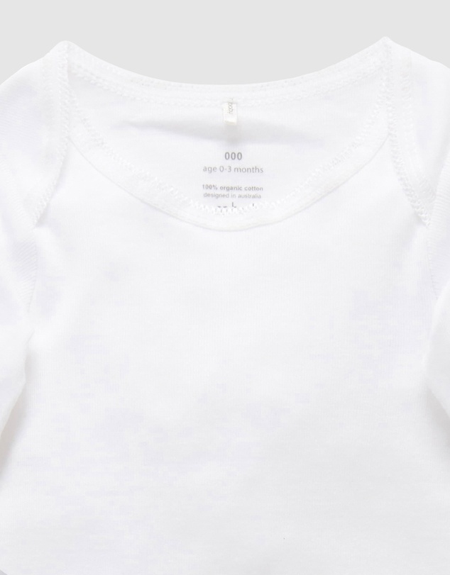 Purebaby - Easy Neck L/S Bodysuit 2 pack-Babies