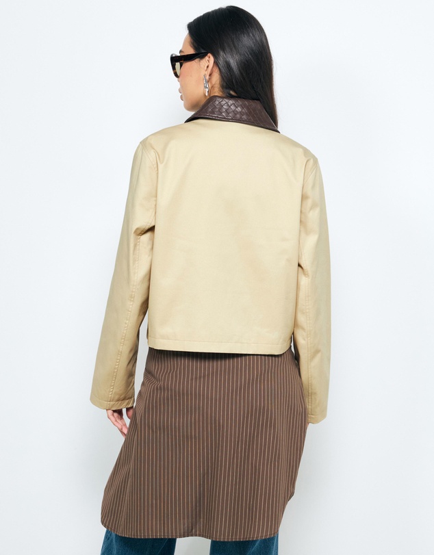 AERE - Cotton Contrast Jacket