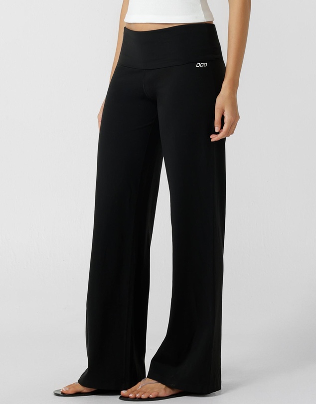 Lorna Jane - Liberty Fold Waist Wide Leg Active Pants