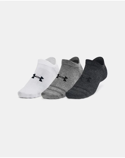 Under Armour - 3-Pack UA Essential No Show Socks