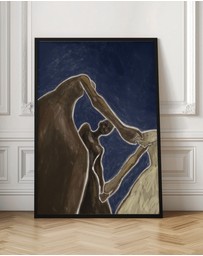Olive et Oriel - KH Studio - With Embrace by Karla Hyman Art Print