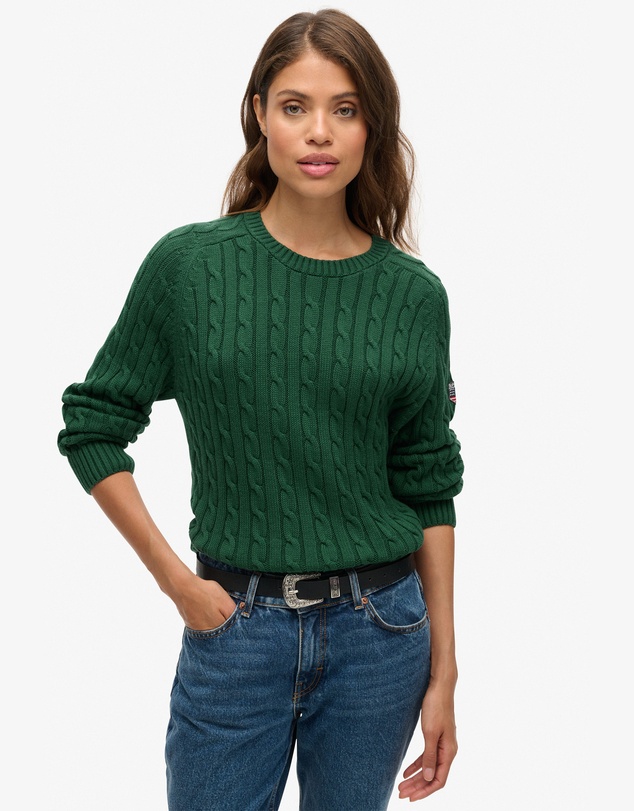 Superdry - Slouchy Cable Knit
