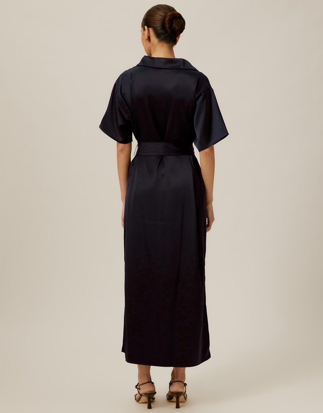 Tussah - Deep V Loose Dress