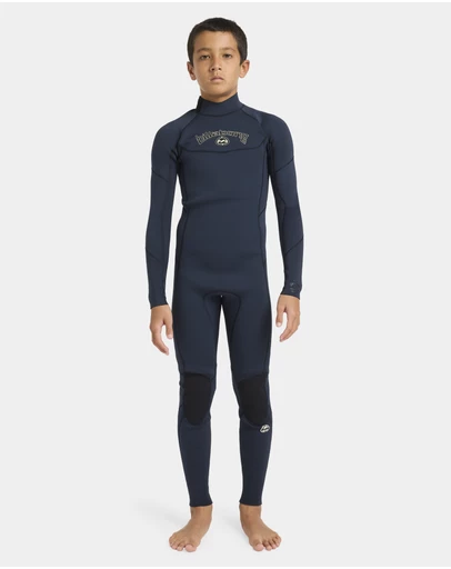Billabong - Boys 8 to 16 3/2Mm Absolute Back Zip Long Sleeve Fullsuit