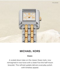 Michael Kors - Essex Two Tone Analogue Watch