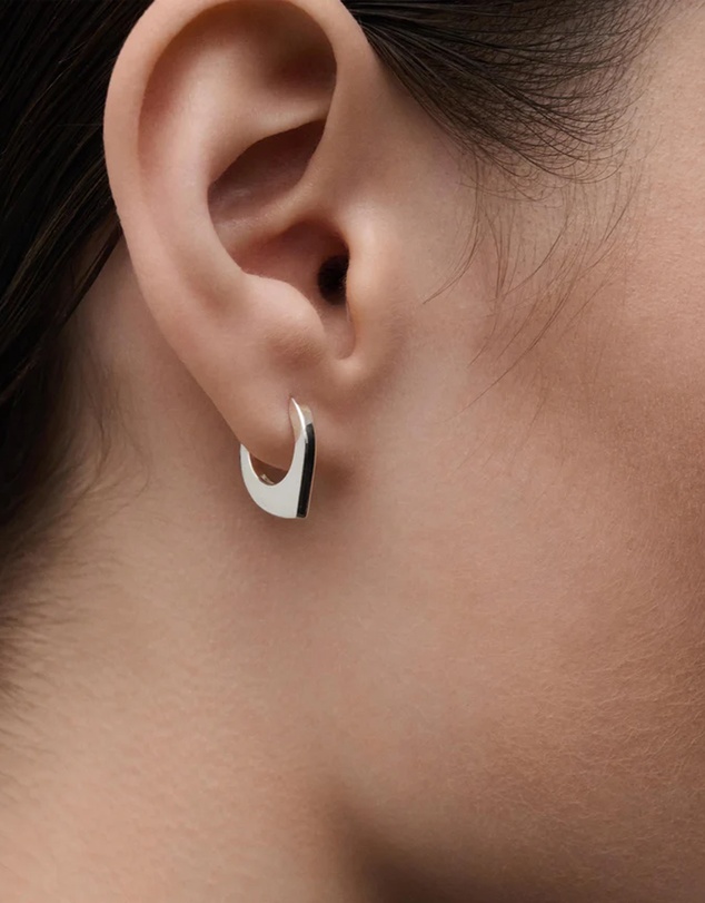 PDPAOLA - Oda Silver Earrings