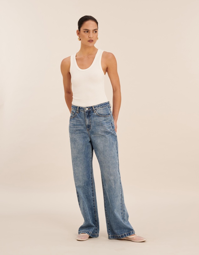 AERE - Organic Cotton Scoop Tank