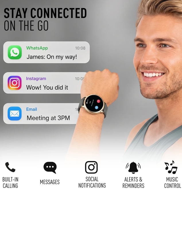 Reflex Active - Spectra 300R Dark Grey Smart Watch