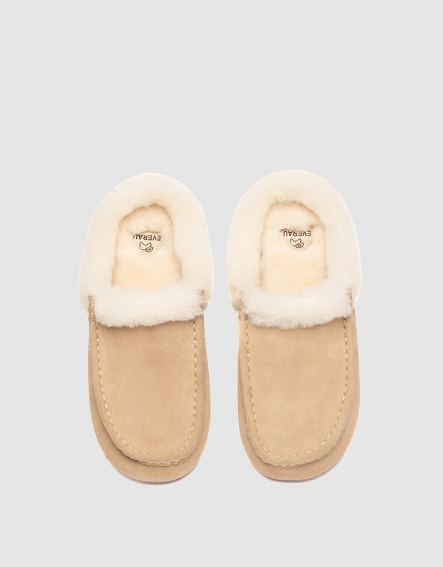 EVERAU - EverAU Ugg Creago Cow Suede Upper Loafer Oxfords Flats