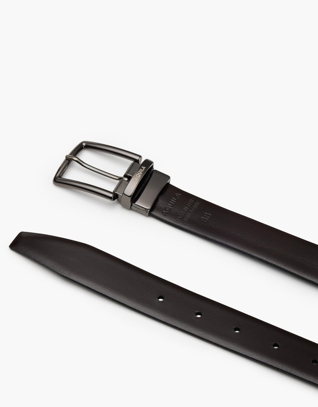 Aquila - Martini Black/Brown Reversible Belt