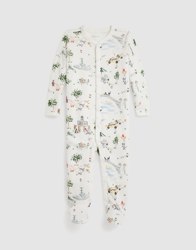 Polo Ralph Lauren - Rl Baby X Riley Sheehey Cotton Coverall - Babies