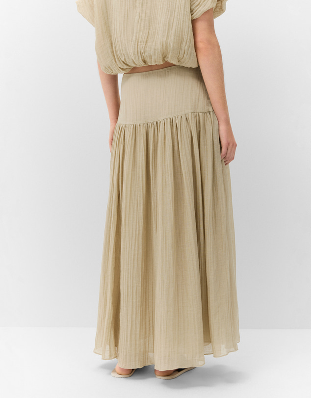 UNISON - Crinkle Basque Skirt