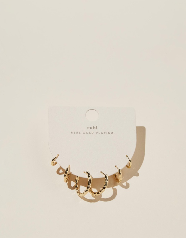Rubi - 3Pk Mid Earring