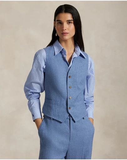 Polo Ralph Lauren - Linen-Cotton Twill Vest