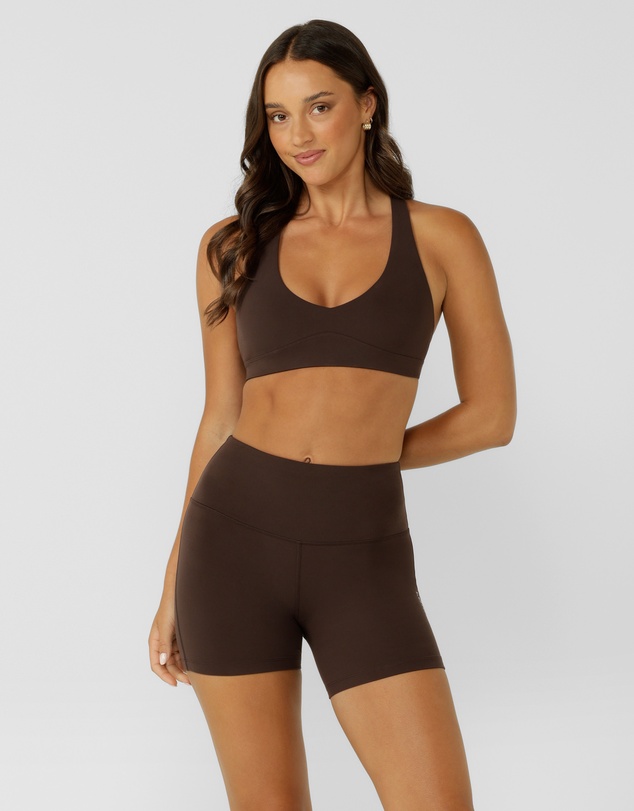 Lorna Jane - Lotus No Chafe Phone Pocket 12cm Bike Shorts