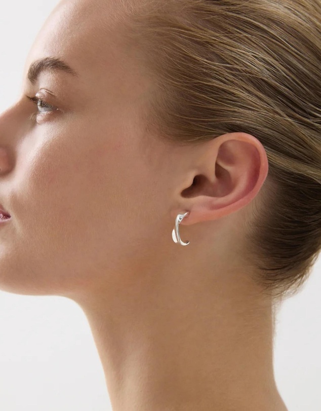 Najo - Suncrest Silver Stud Earring