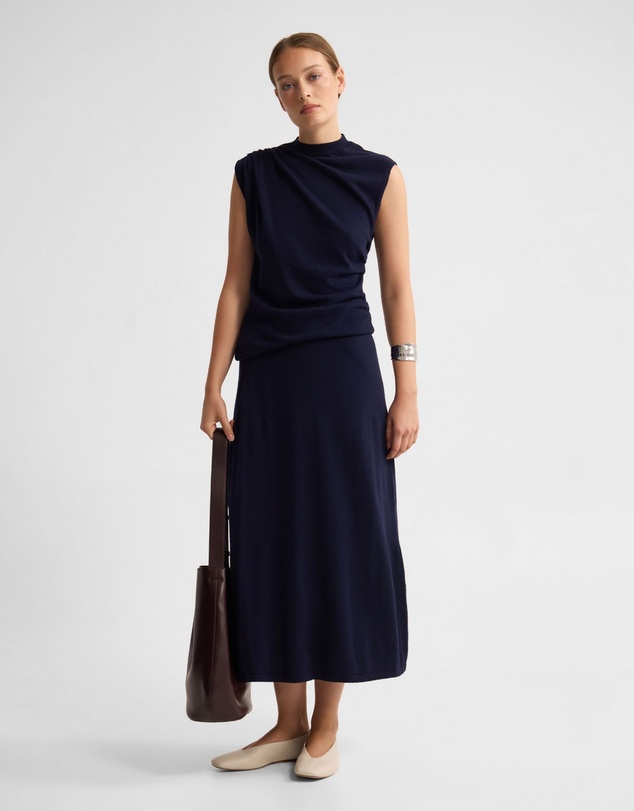 Oxford - Leonie Cashmere Blend Knitted Skirt