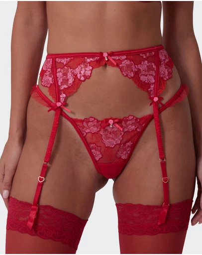 Bras N Things - Enchanted Everlasting Suspender - Red