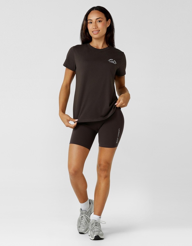Lorna Jane - Lotus No Chafe Phone Pocket 16cm Bike Shorts - ICONIC EXCLUSIVE