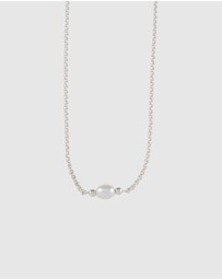 Von Treskow - Belcher Necklace with Oval Pearl