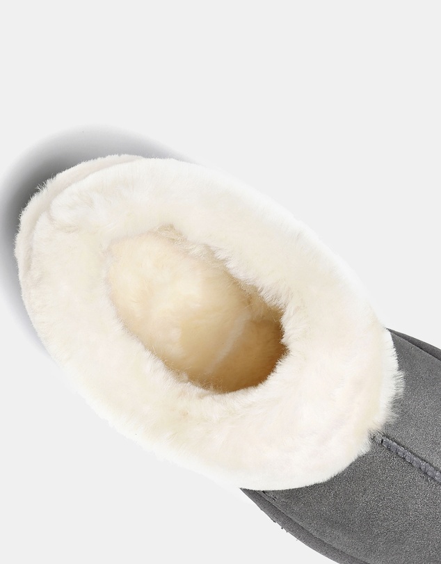 EVERAU - Australian Shepherd Ugg Homey Slipper Cow Leather Upper House Shoes