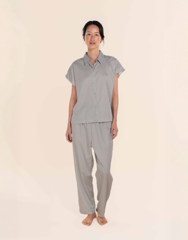 Gingerlilly - Marlie Diamond Print Cotton PJ