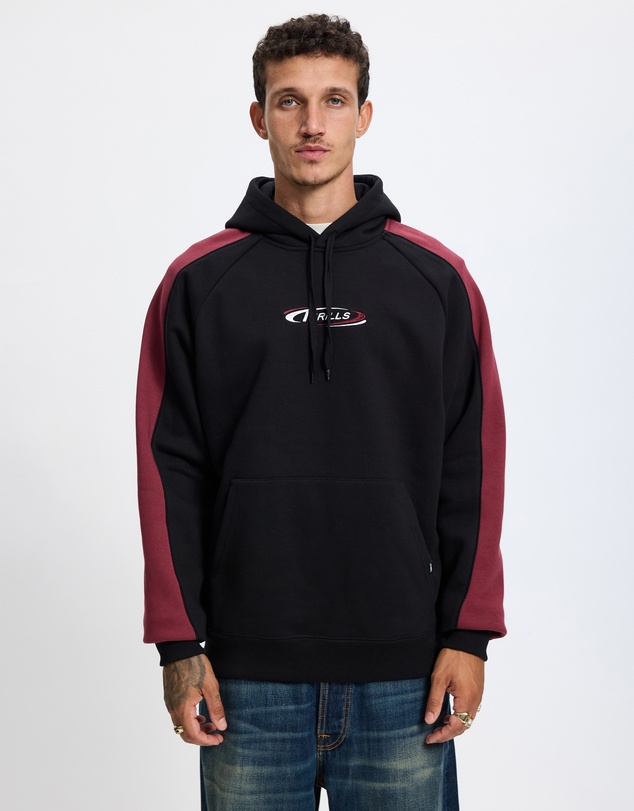 Thrills - Spectral Raglan Panel Cropped Hoodie