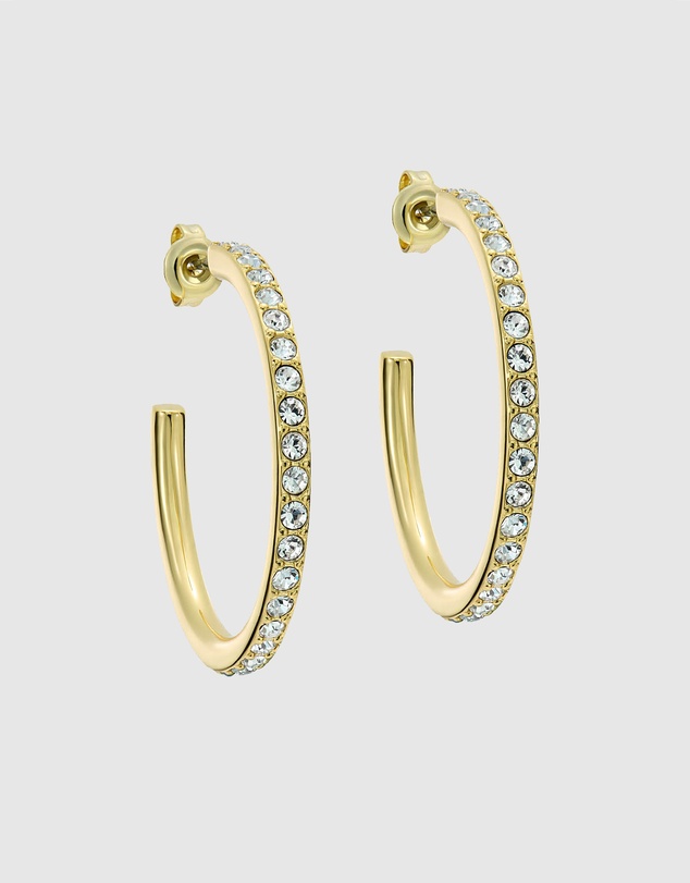 Ted Baker - CLANCI: Medium Crystal Hoop Earrings
