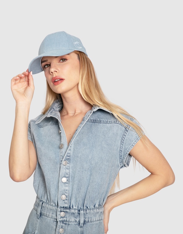 Belle & Bloom - Belle Baseball Cap - Stonewash