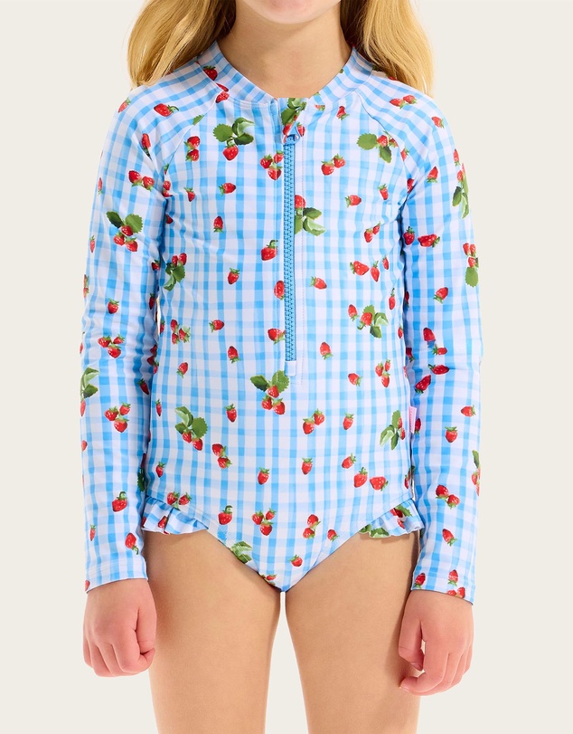 Seafolly - Beach Picnic Zip-Front Paddlesuit - Kids
