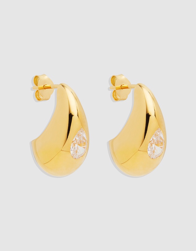 By Charlotte - Dewdrop Large Earrings