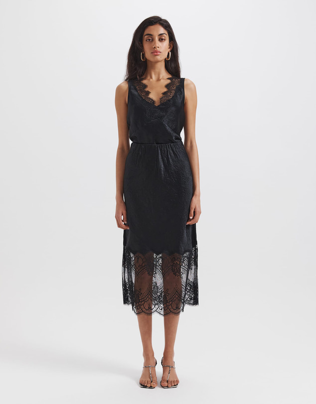 SABA - Ivana Lace Midi Skirt