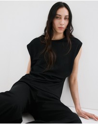 M.N.G - T-Shirt With Gathered Details