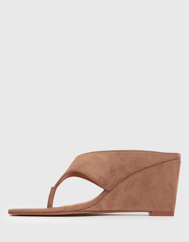 Betts - Selene Square Toe Wedge Sandals