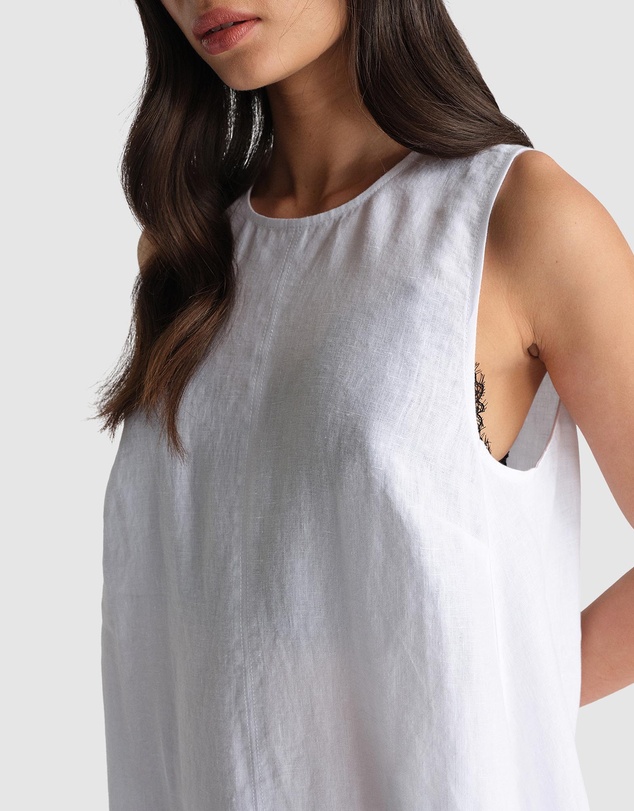 Decjuba - D-Luxe Linen Maxi Dress