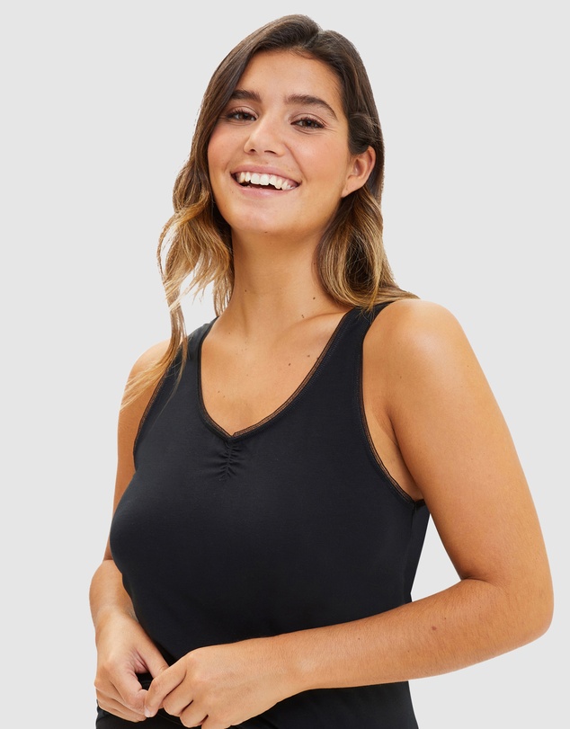 Sans Complexe - Chill Viscose Blend Thermal Tank Top