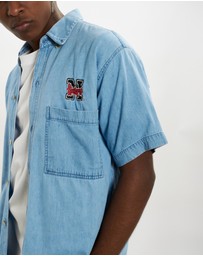 Vintage by The Real Deal - Pre Loved - 90s NCAA University of Nebraska Huskers Button Up Shirt