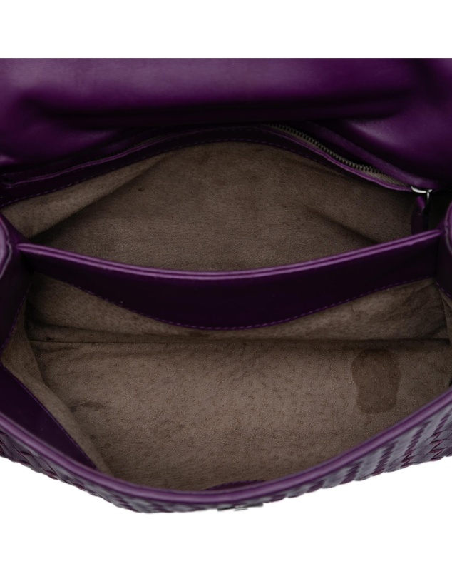 Pre-Loved by Azura Reborn - Pre-Loved Small Nappa Intrecciato Olimpia Shoulder Bag